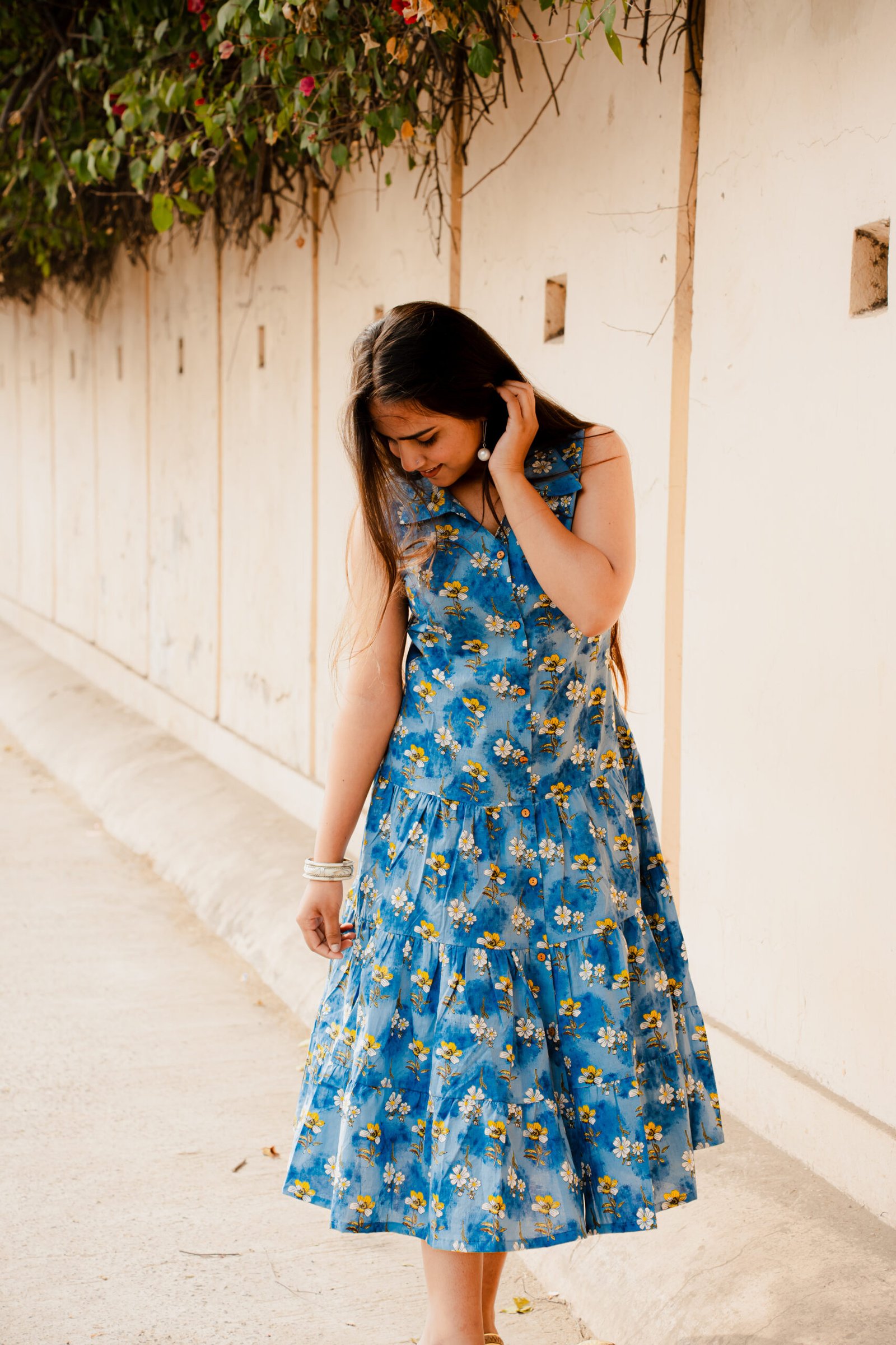 Blue Bloom Summer Dress