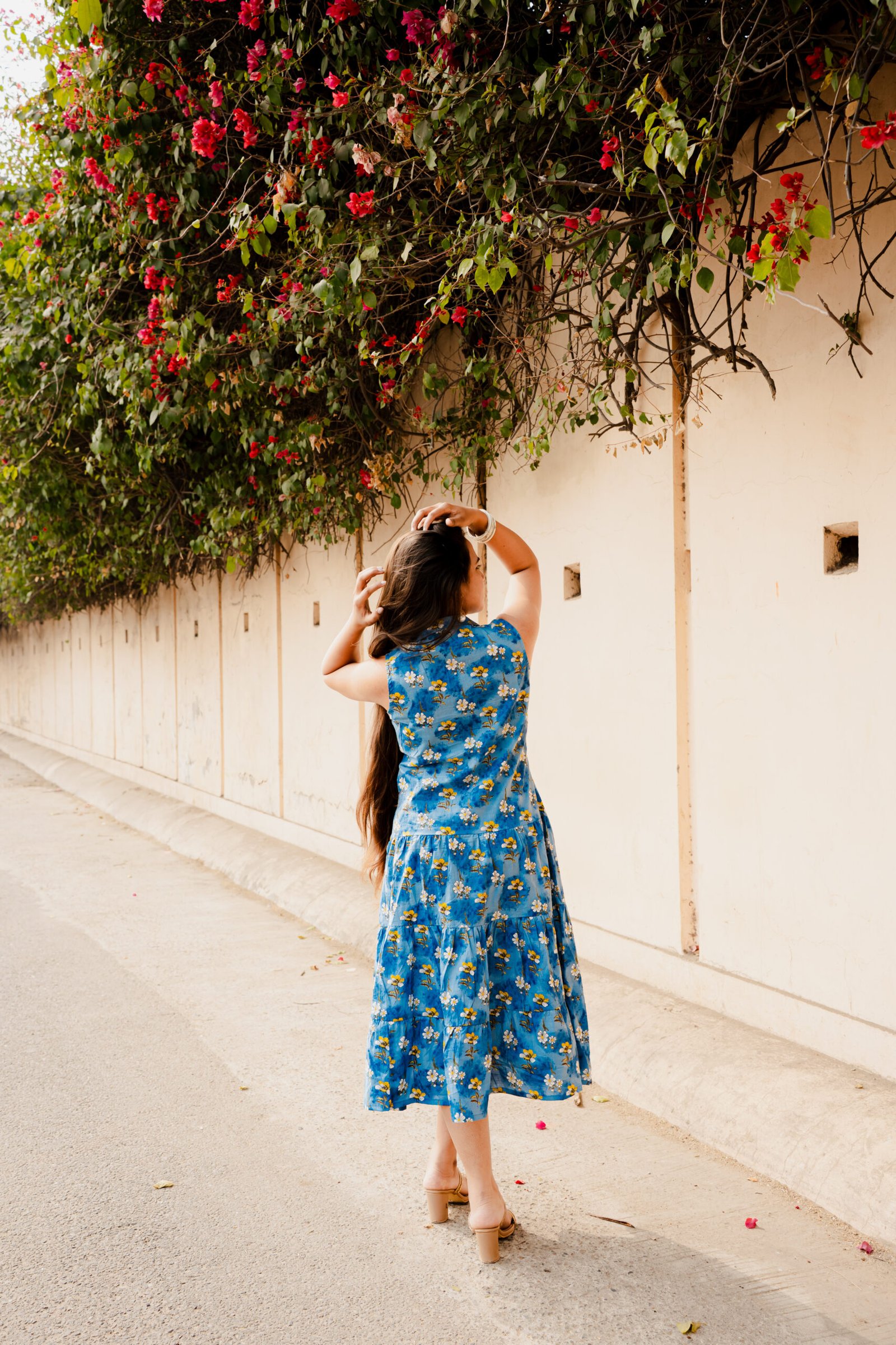 Blue Bloom Summer Dress