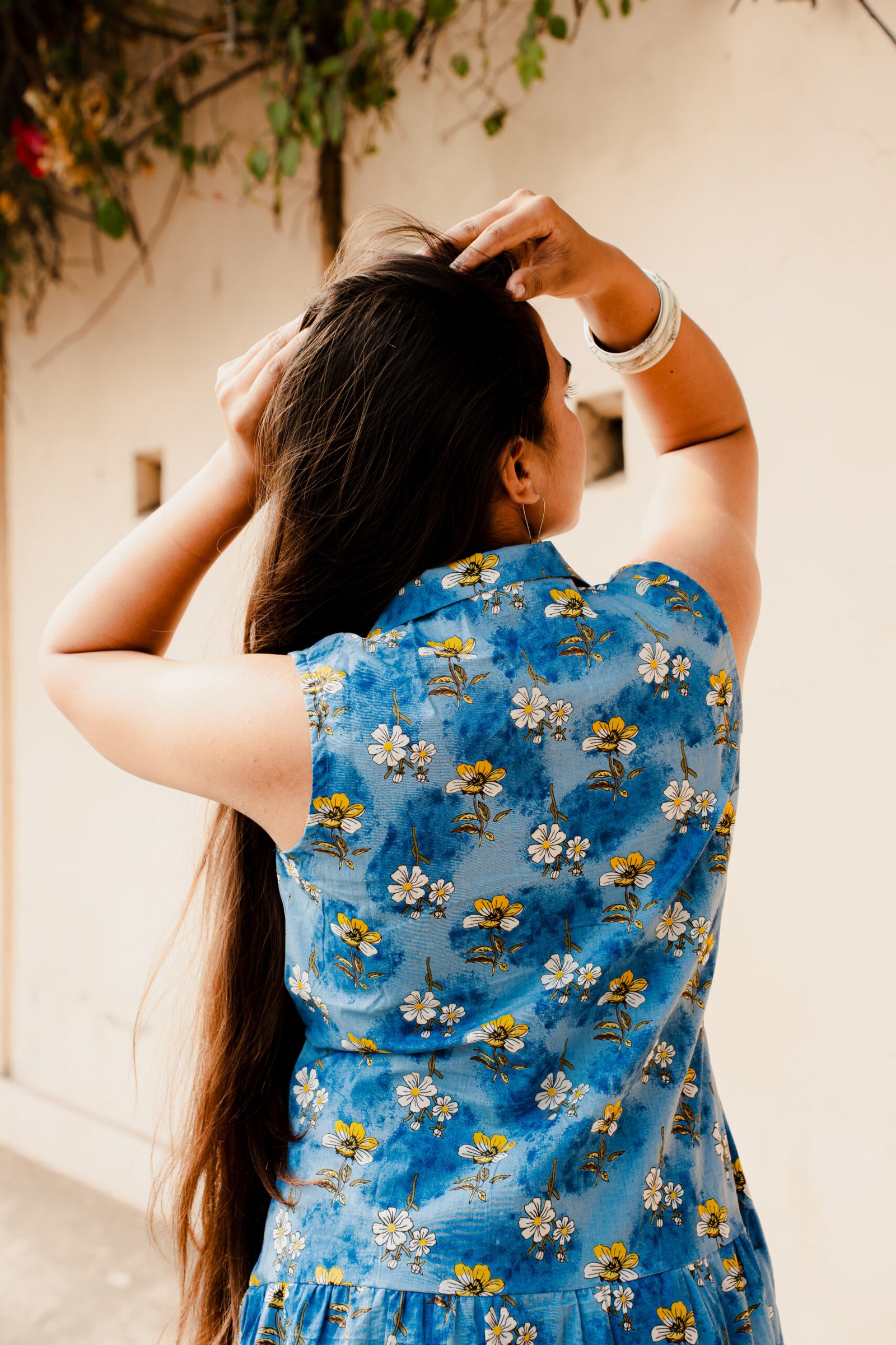 Blue Bloom Summer Dress