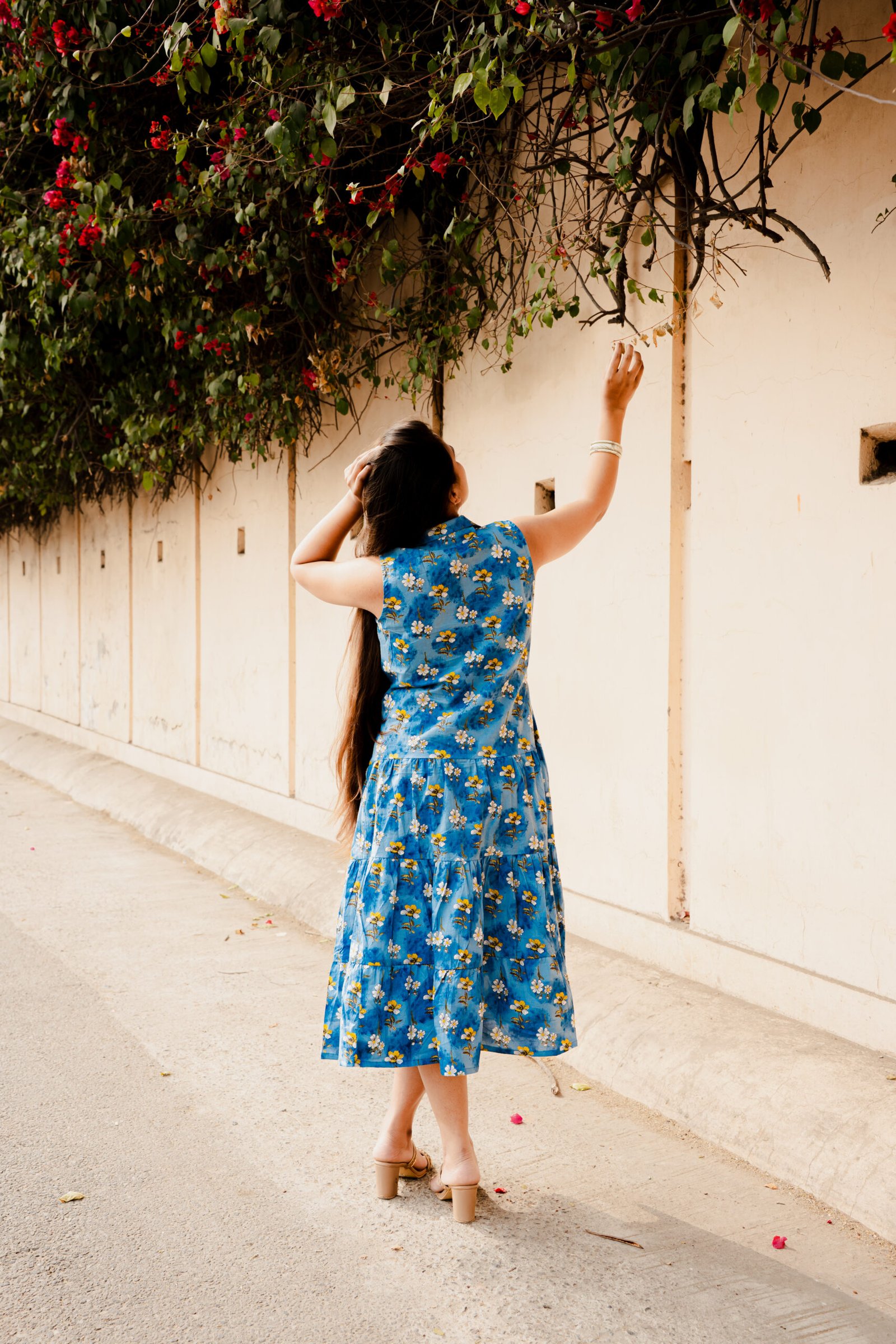 Blue Bloom Summer Dress