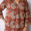 Rust Paisley Charm Kurta Set