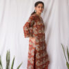 Rust Paisley Charm Kurta Set