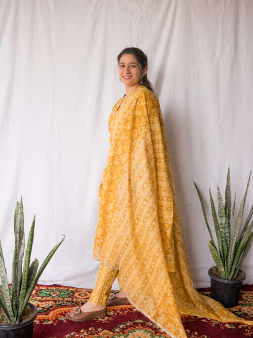 Sunshine Floral Grace Kurta