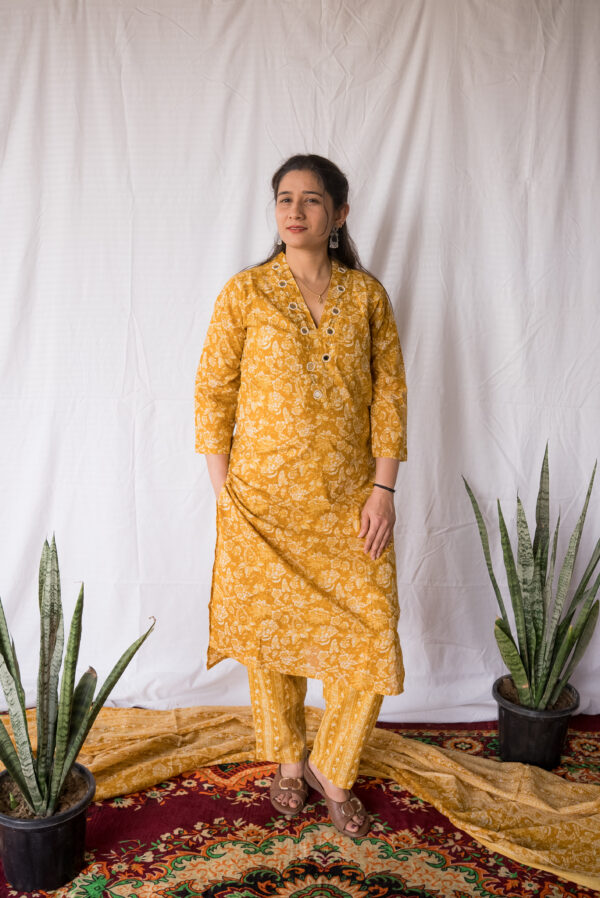 Sunshine Floral Grace Kurta