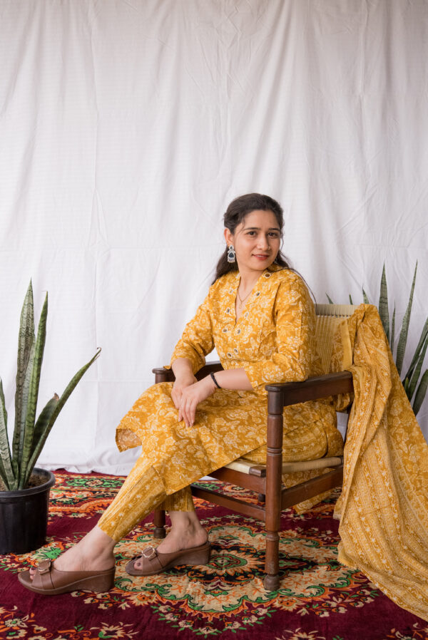 Sunshine Floral Grace Kurta